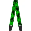 Guitar Strap - Palm Trees Greens Black