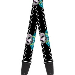 Guitar Strap - Panda Bling