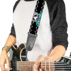 Guitar Strap - Panda Bling