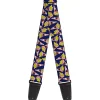 Guitar Strap - Patrick Starfish Pose Scattered Purple