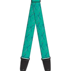 Guitar Strap - PDX Airport Carpet Old