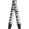 Guitar Strap - Piano Keys