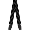 Guitar Strap - Pinstripes Black Gray