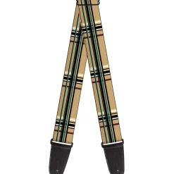 Guitar Strap - Plaid Tan