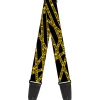 Guitar Strap - Police Line Black Yellow