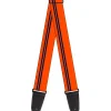 Guitar Strap - Racing Stripe Orange Navy