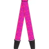Guitar Strap - Rotating Squares Pink Purple