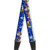 Guitar Strap - Santa & Reindeers