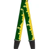 Guitar Strap - Seattle Skyline Green Yellow