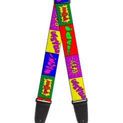 Guitar Strap - Sound Effect Blocks Multi Color