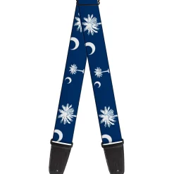 Guitar Strap - South Carolina Flags Scattered