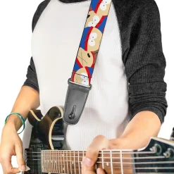 Guitar Strap - South Park Stan Expressions Stacked
