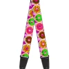Guitar Strap - Sprinkle Donut Expressions Pink