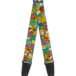 Guitar Strap - Stacked Wilderness Explorers Badges