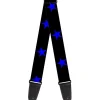 Guitar Strap - Star Black Blue