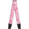 Guitar Strap - Stargazer White Pink
