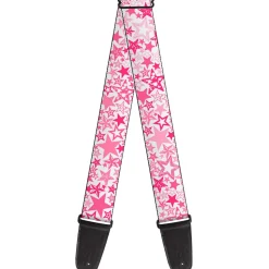 Guitar Strap - Stargazer White Pink