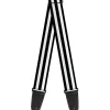 Guitar Strap - Stripes 3Black 2White