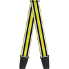 Guitar Strap - Stripes Light Yellow Navy Yellow
