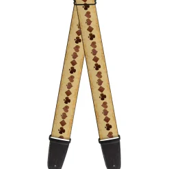 Guitar Strap - Suits Brown Stone