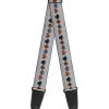 Guitar Strap - Suits Gray Stone