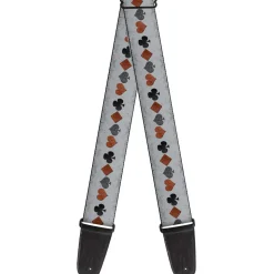 Guitar Strap - Suits Gray Stone