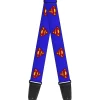 Guitar Strap - Superman Shield Blue