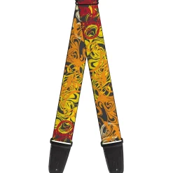 Guitar Strap - Swirl Mix Gray/Multi Color