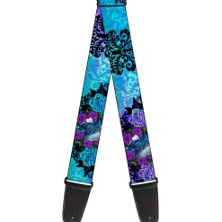 Guitar Strap - Tattoo Johnny-Fairy Blue Hair