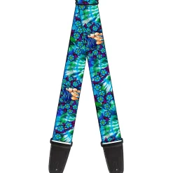 Guitar Strap - Tattoo Johnny-Blue Hair