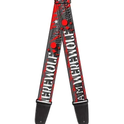 Guitar Strap - Team Werewolf
