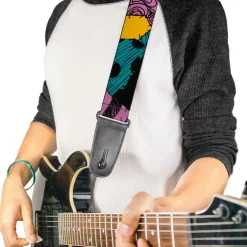 Guitar Strap - The Nightmare Before Christmas Sally Dress Patchwork