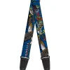 Guitar Strap - Truth and Justice Blue