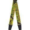Guitar Strap - Truth and Justice Yellow