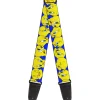 Guitar Strap - Tweety Bird CLOSE-UP Expressions Royal Blue