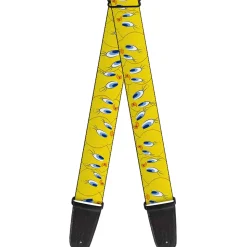 Guitar Strap - Tweety Bird Expressions Yellow