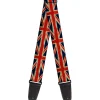 Guitar Strap - United Kingdom Flags Distressed Painting