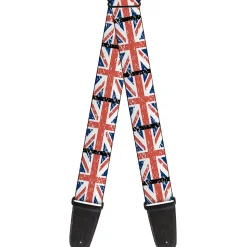 Guitar Strap - United Kingdom Flags Weathered