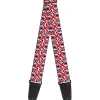 Guitar Strap - United Kingdom Flags Diagonal