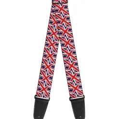 Guitar Strap - United Kingdom Flags Diagonal