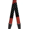 Guitar Strap - Vintage US Flag Stretch