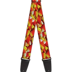 Guitar Strap - Vivid Candy Corn Stacked