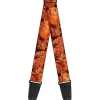 Guitar Strap - Vivid Hot Wings Stacked
