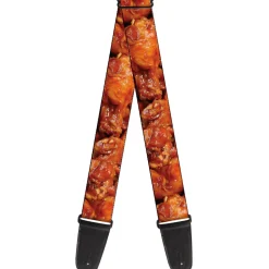 Guitar Strap - Vivid Hot Wings Stacked