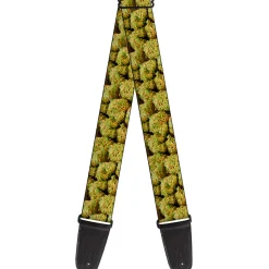 Guitar Strap - Vivid Marijuana Nugs2 Stacked