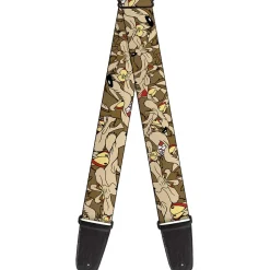 Guitar Strap - Wile E Coyote Expressions Stacked