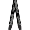 Guitar Strap - WINNING! Black Gray