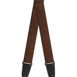 Guitar Strap - Wood Grain Vertical Brown