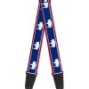 Guitar Strap - Wyoming Flags Blison Silhouette