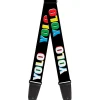 Guitar Strap - YOLO Black Multi Color
